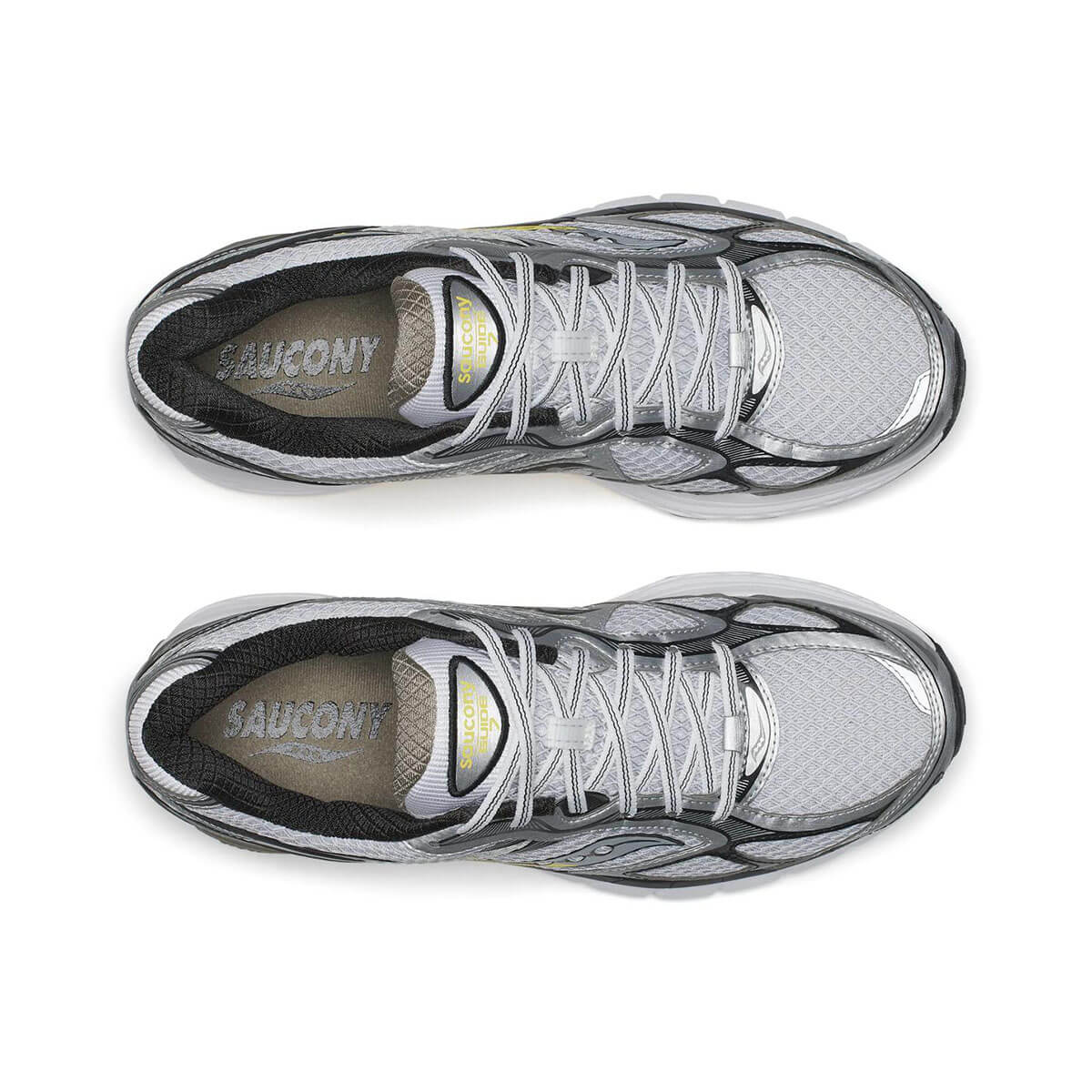 ProGrid Guide 7 Trainer in White / Silver by Saucony