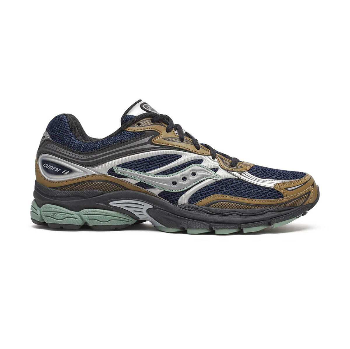 ProGrid Omni 9 TMY Trainer in Brown / Navy by Saucony