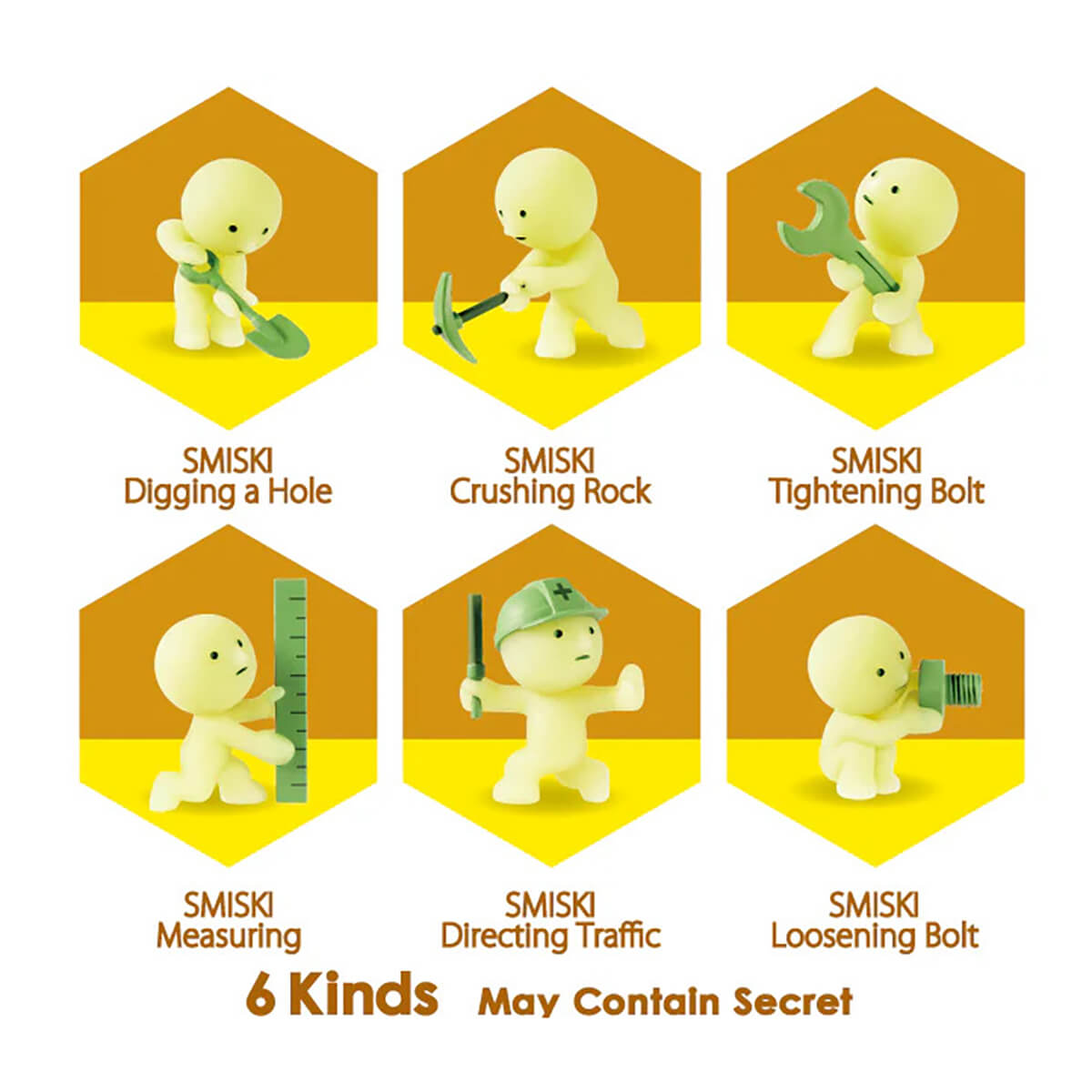 Smiski Construction Series by Smiski