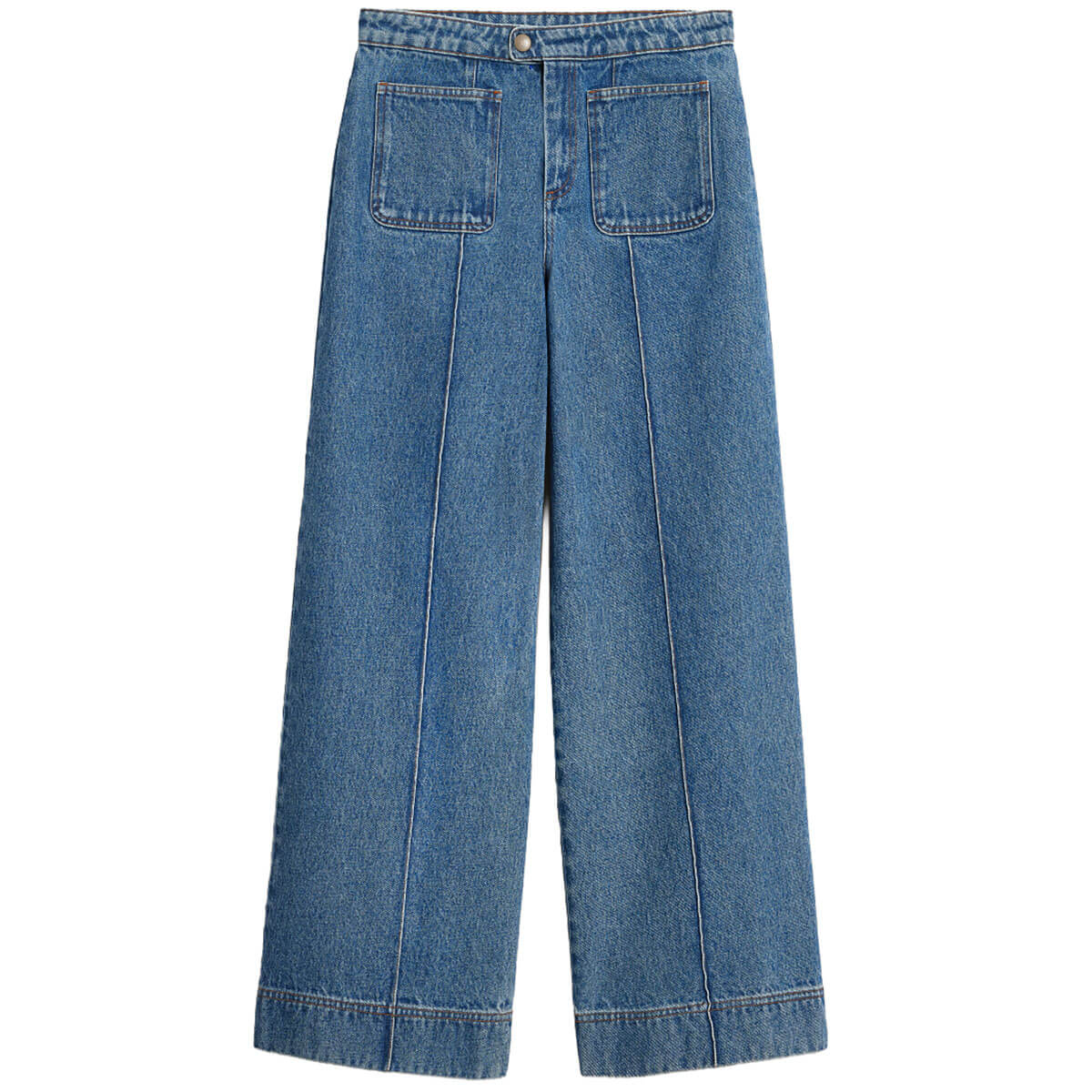 Harry Jeans in Washed Blue Denim by Soeur