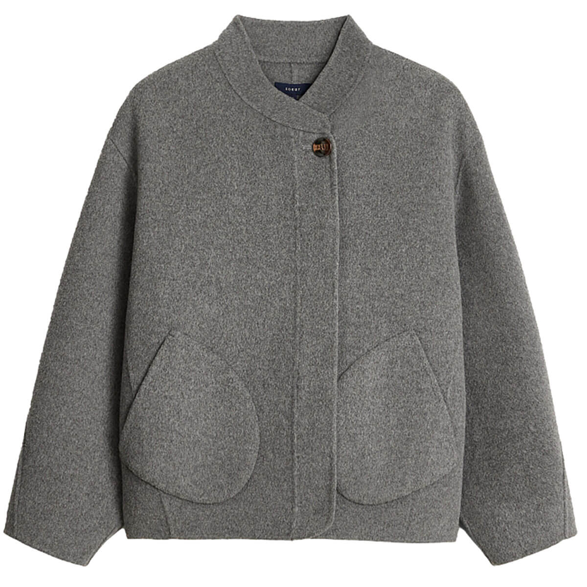 Windsor Coat in Light Grey by Soeur