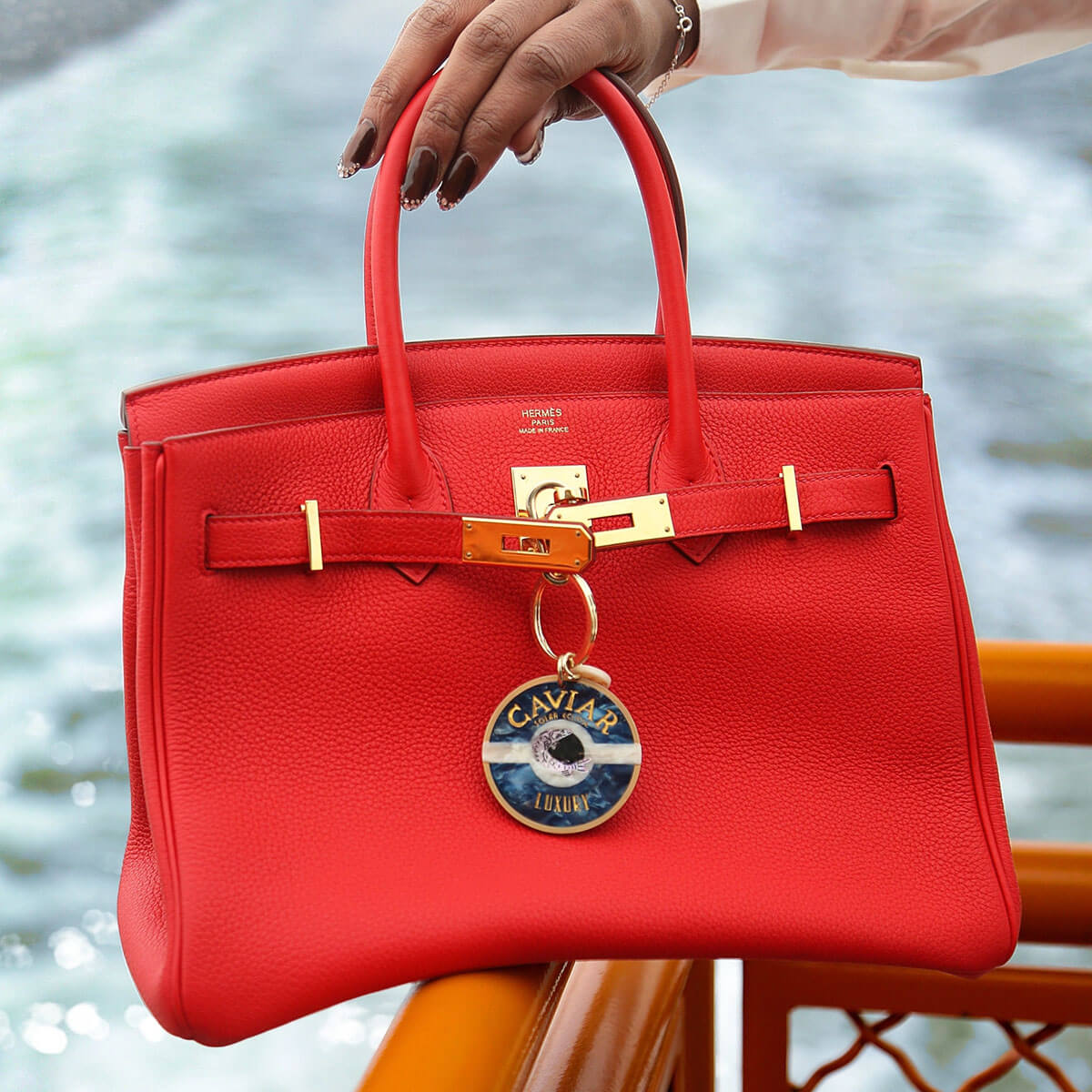 Caviar Bag Charm by Solar Eclipse