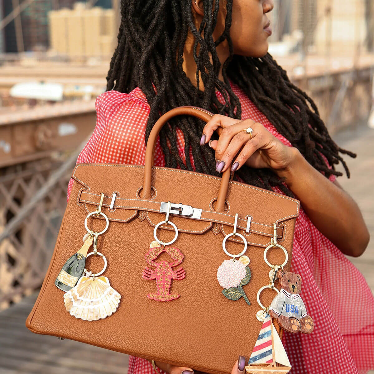 Lobster Bag Charm by Solar Eclipse