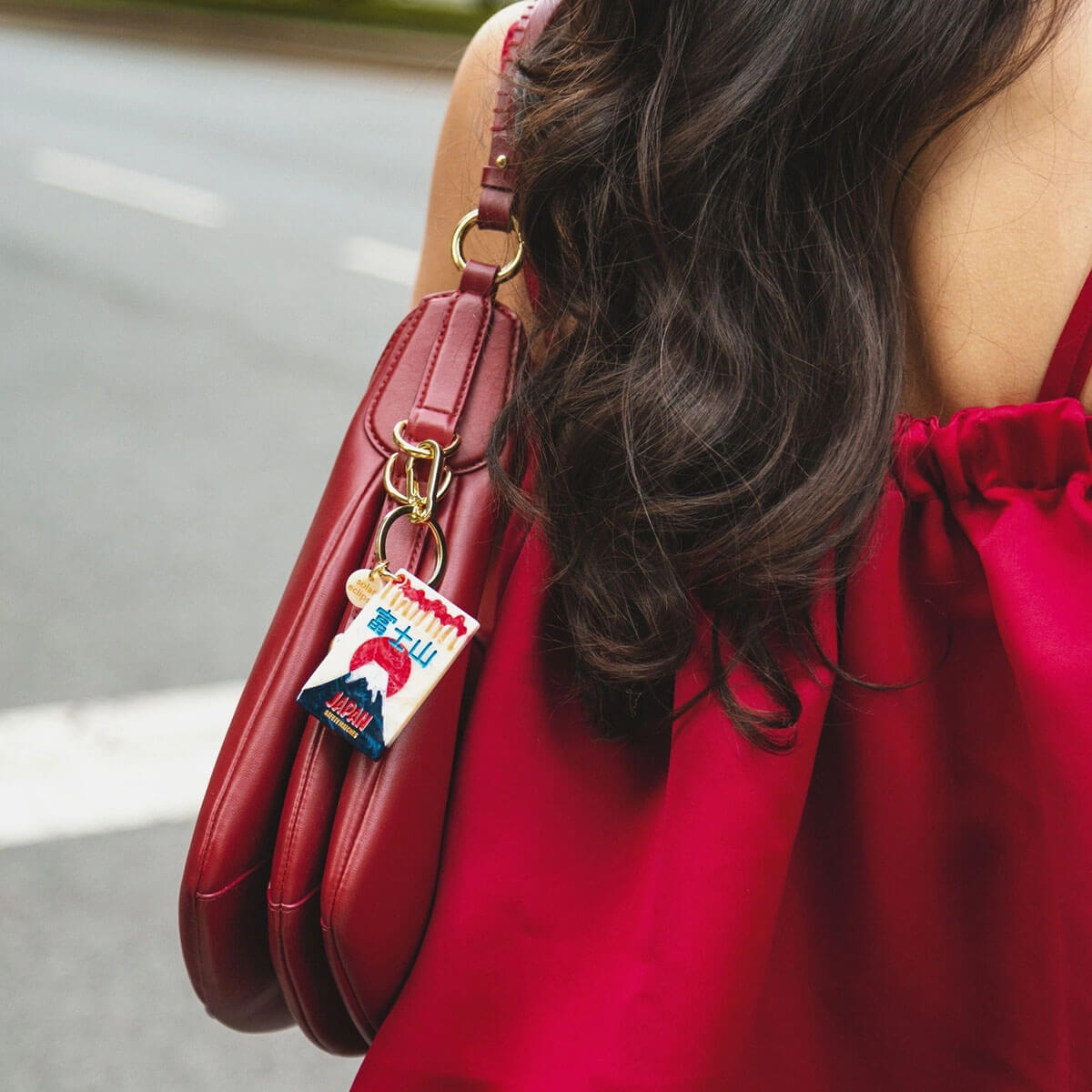 Mount Fuji Matches Bag Charm by Solar Eclipse
