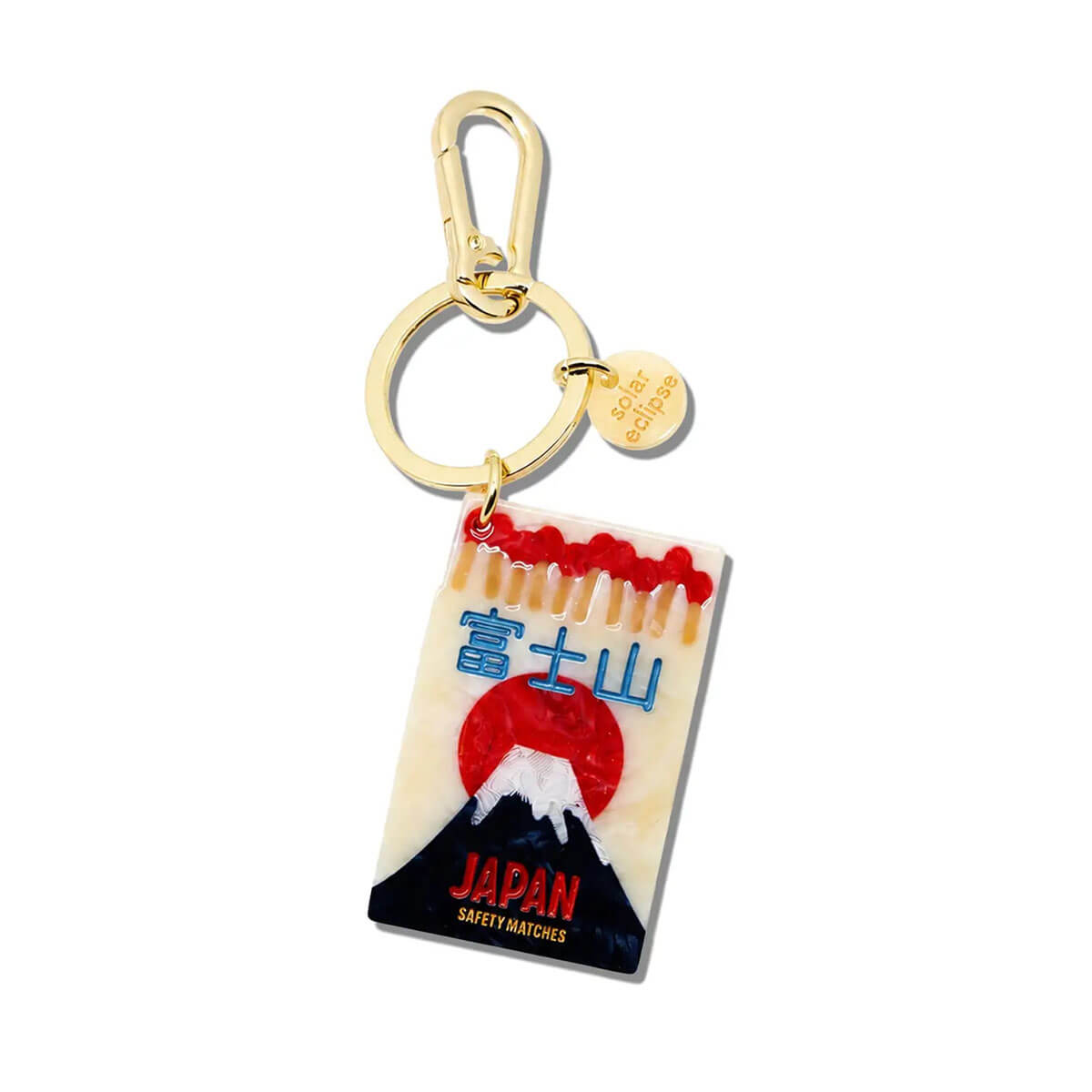 Mount Fuji Matches Bag Charm by Solar Eclipse