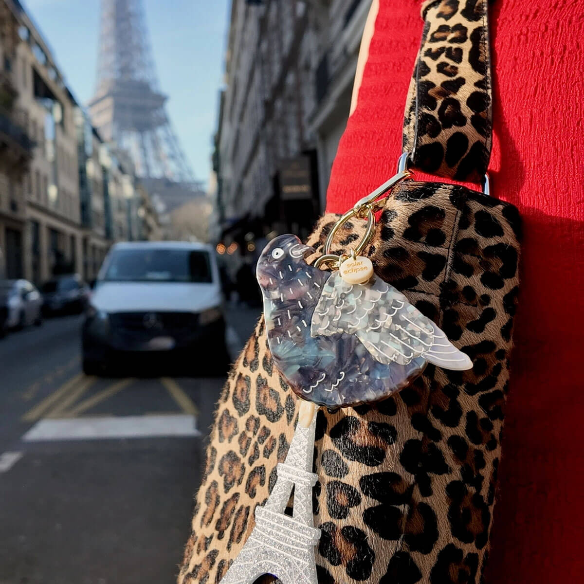 Pigeon Bag Charm by Solar Eclipse