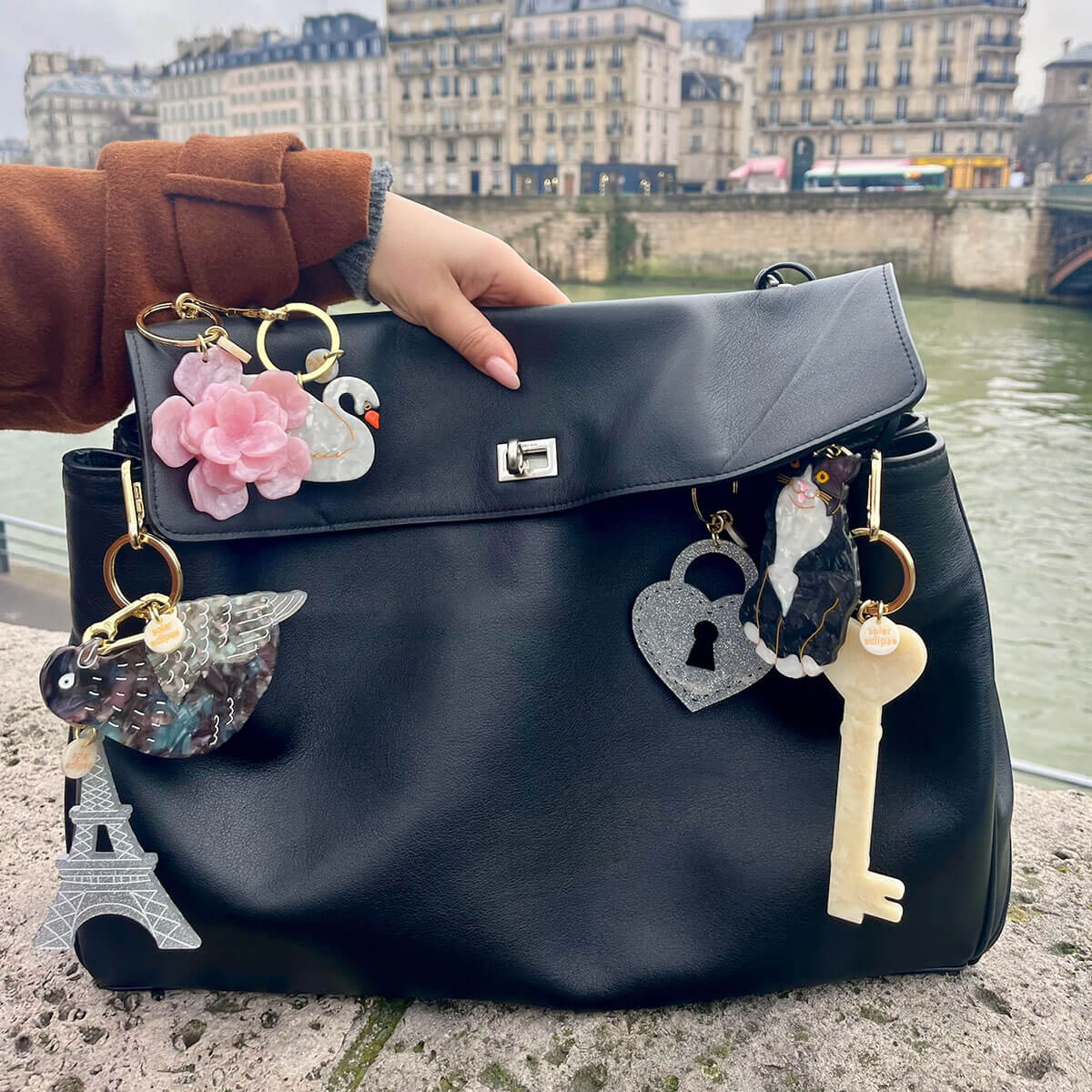 Pigeon Bag Charm by Solar Eclipse