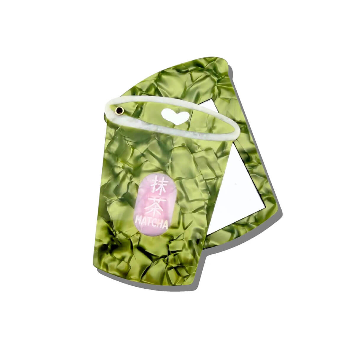 Matcha Cup Compact Mirror by Solar Eclipse