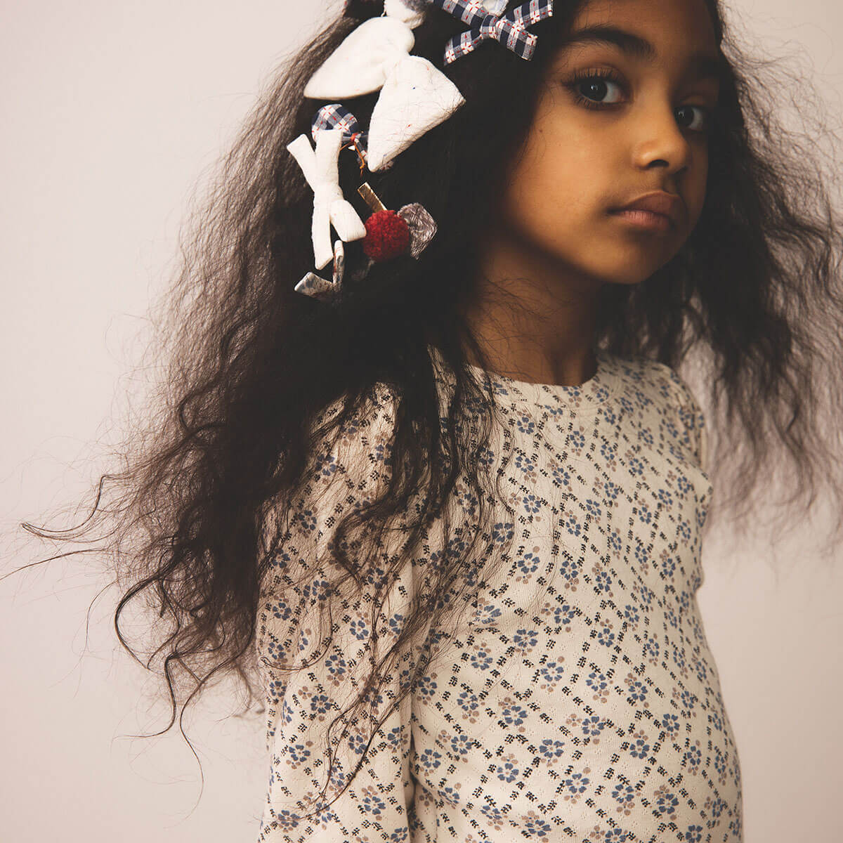 Balloon Tee in Trellis Print / Powder by Soor Ploom