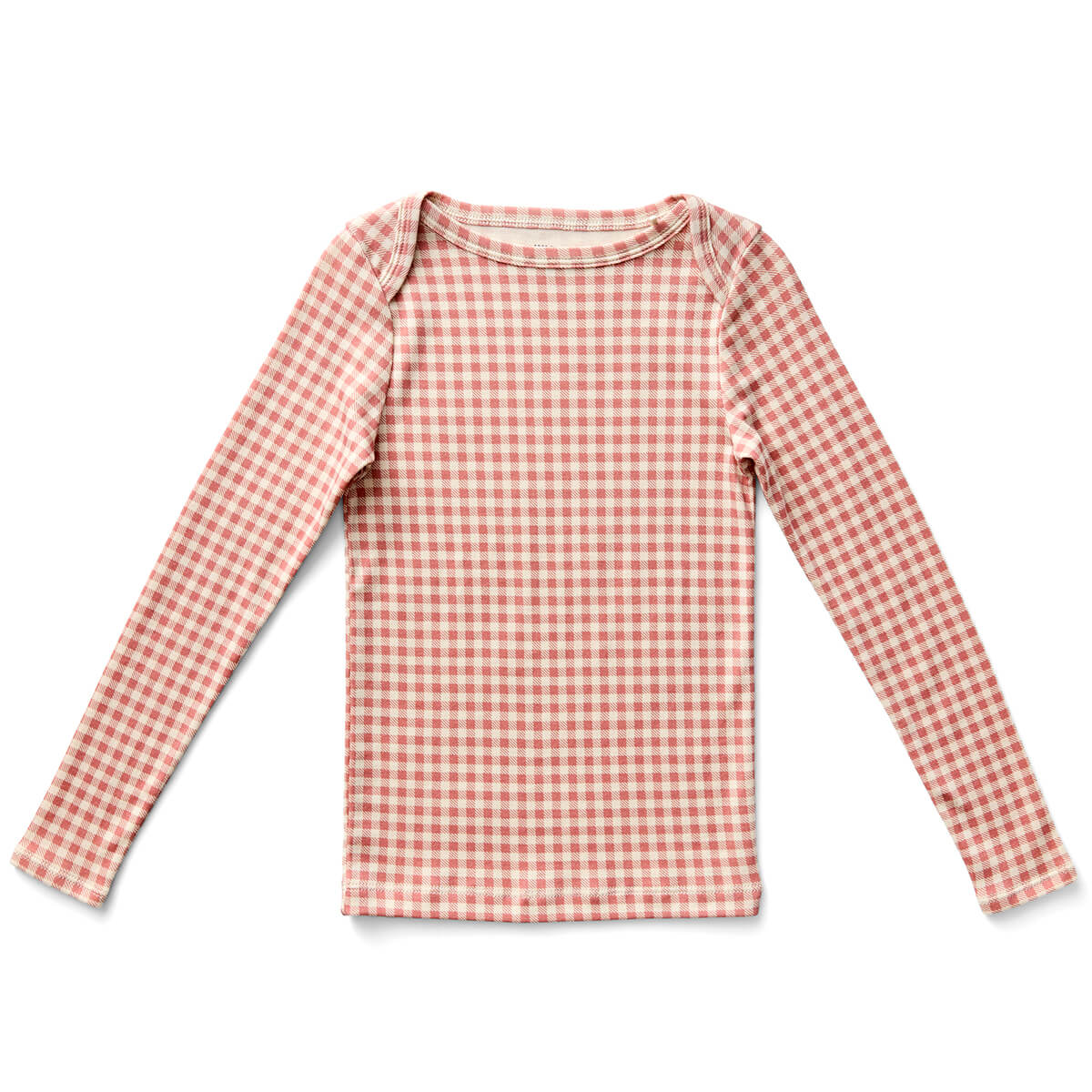 Envelope Tee in Gingham Print / Ladybird by Soor Ploom