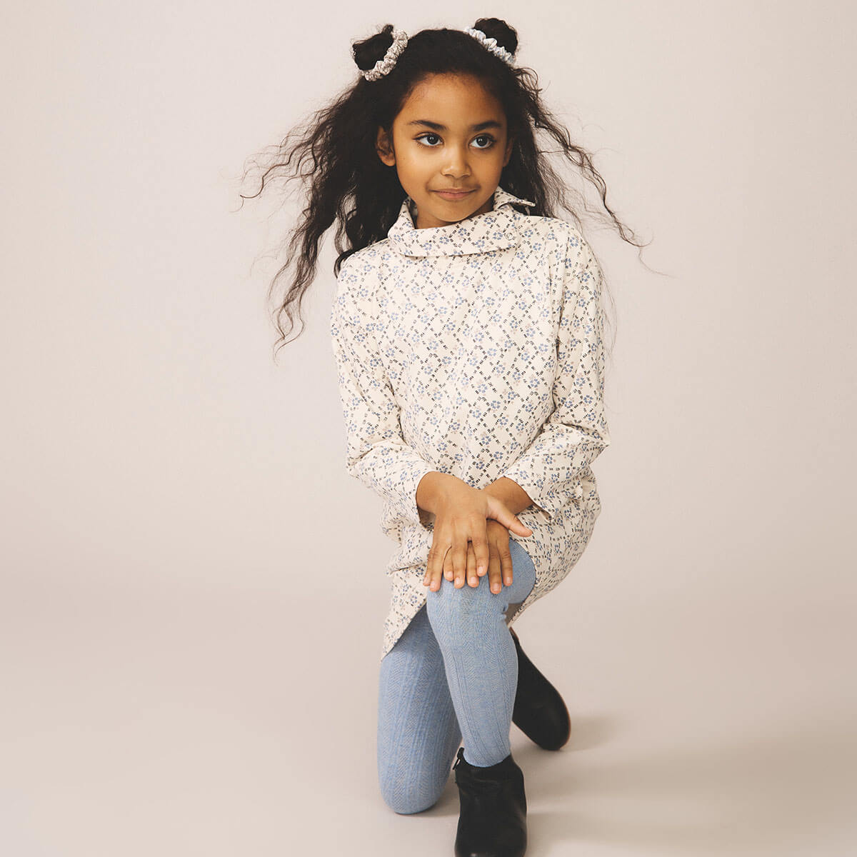 Parlor Dress in Trellis Print / Powder by Soor Ploom