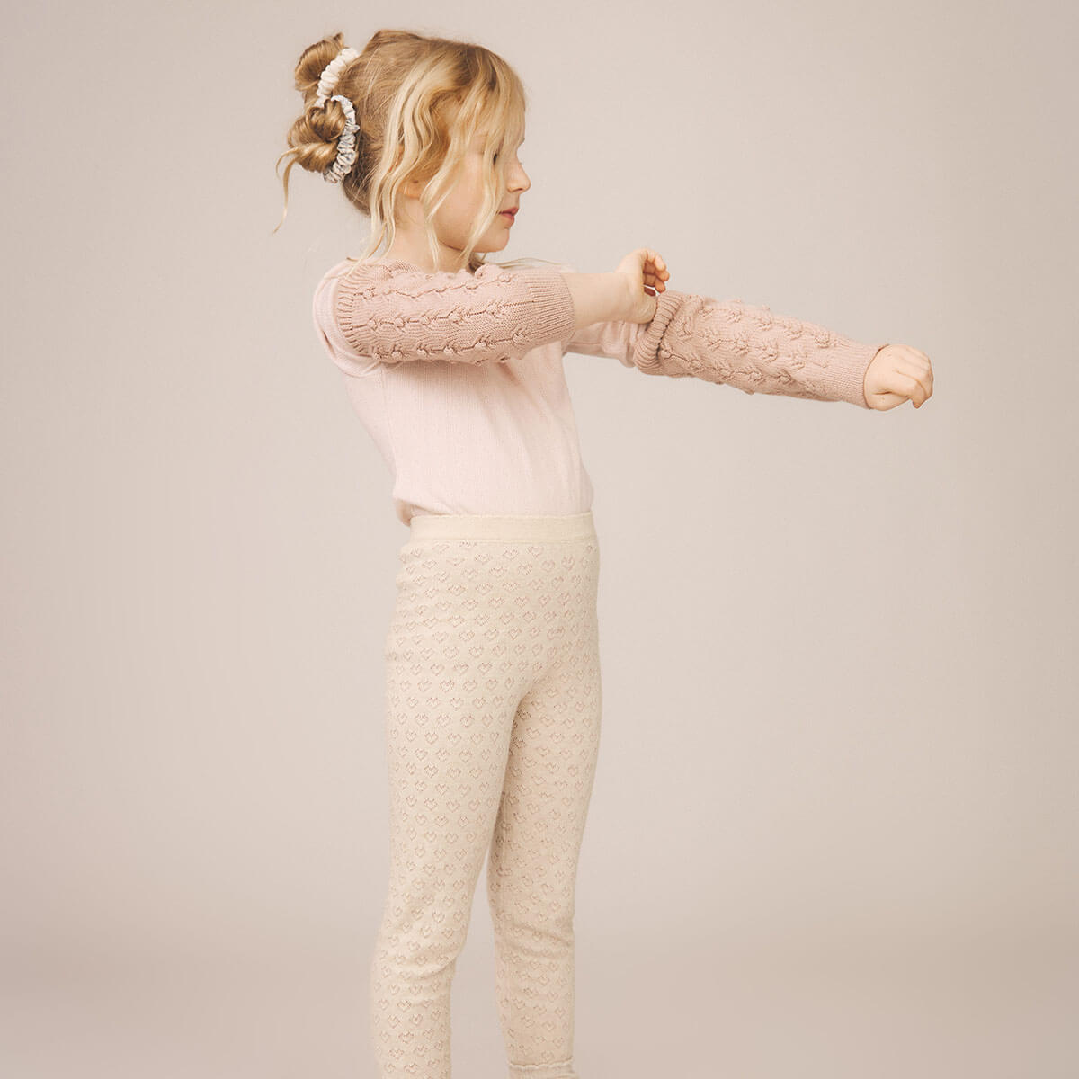 Pouf Tee in Pixie Dust Pointelle by Soor Ploom