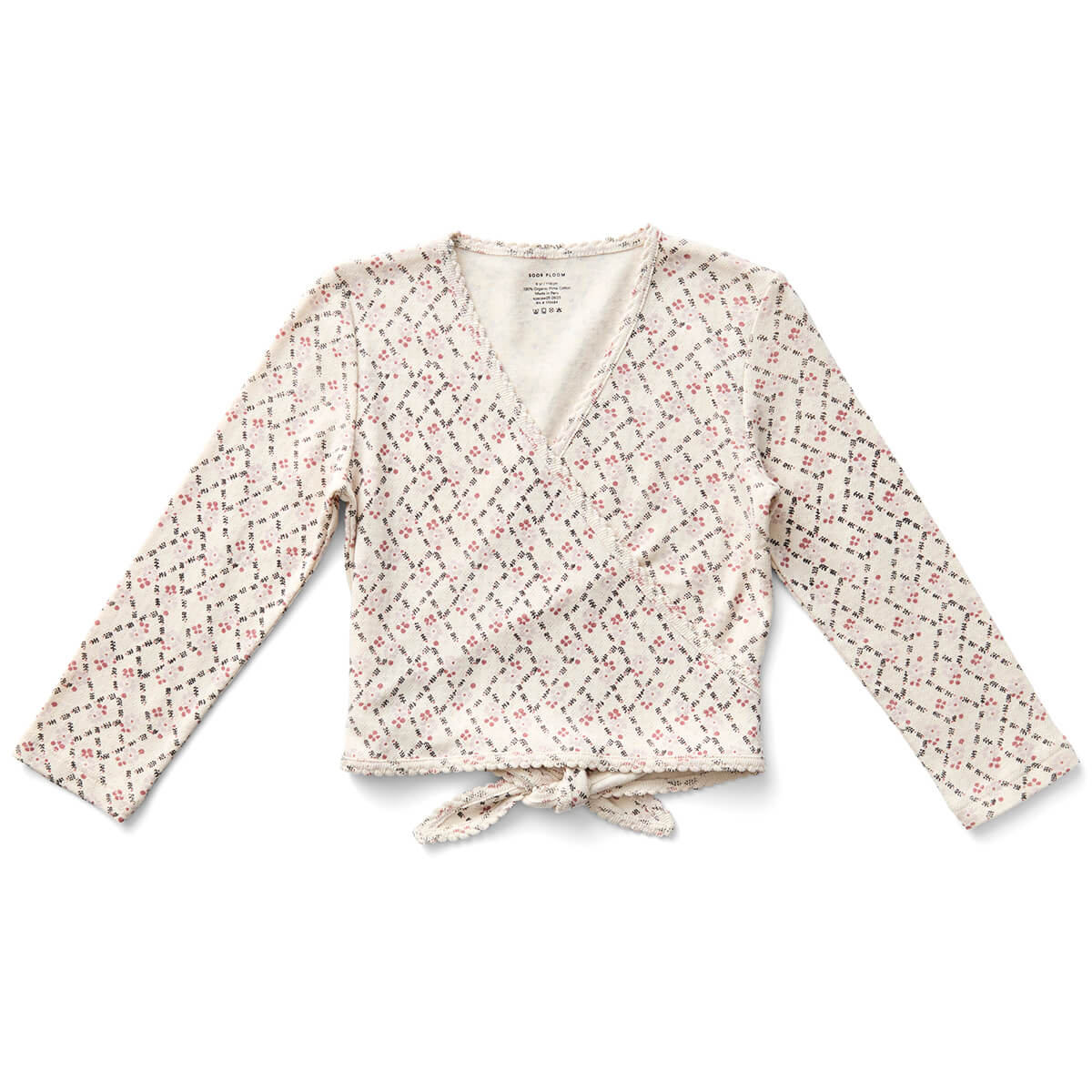 Wrap Tee in Trellis Print / Ladybird by Soor Ploom