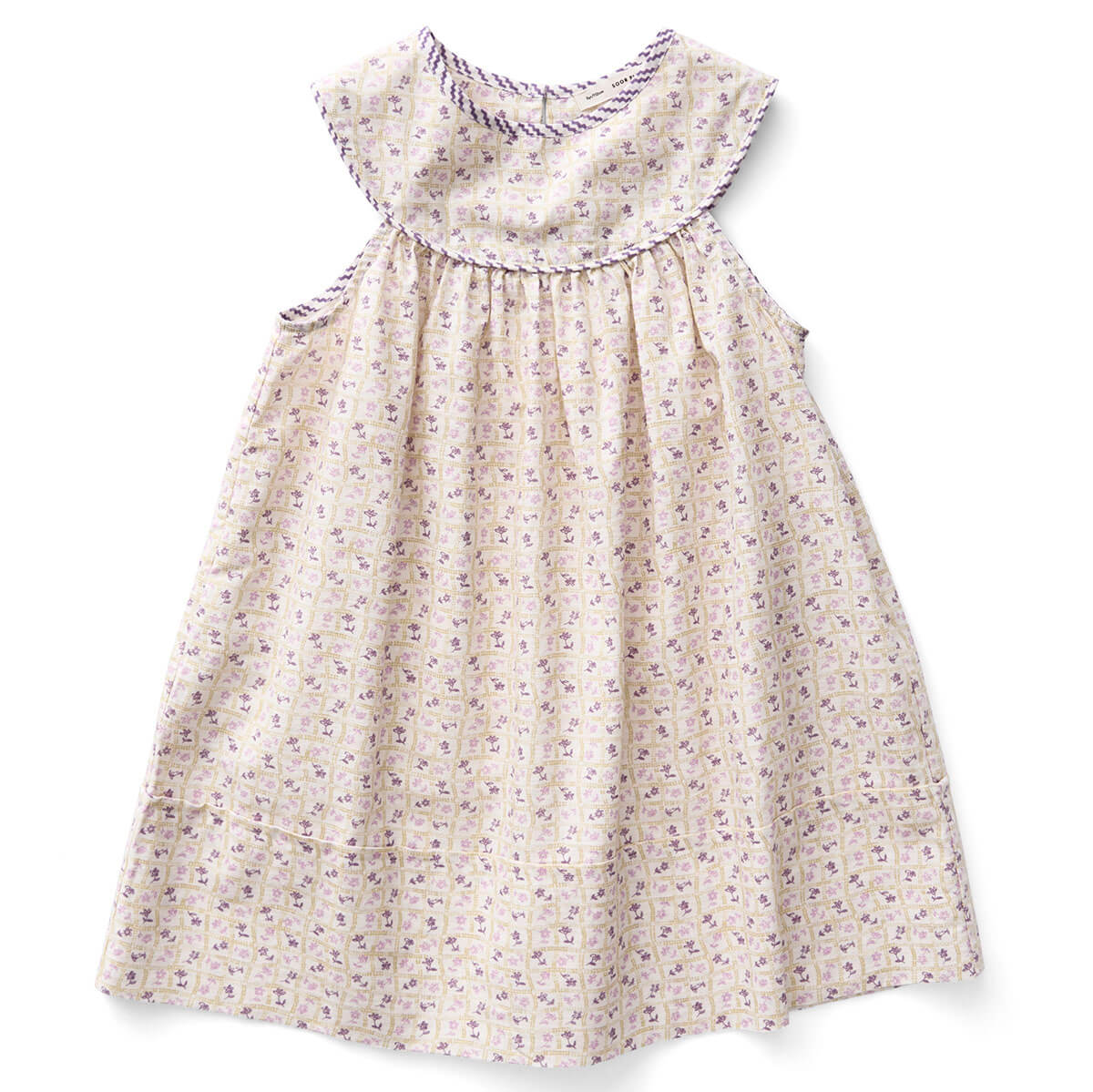 Delilah Dress in Flower Press Print Soy by Soor Ploom