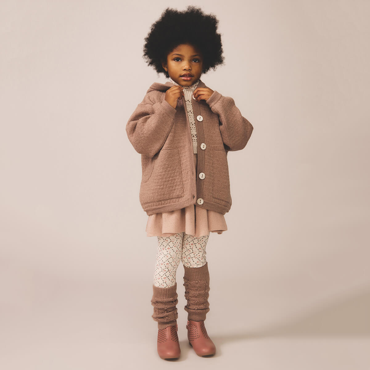 Elfen Coat in Pigeon by Soor Ploom