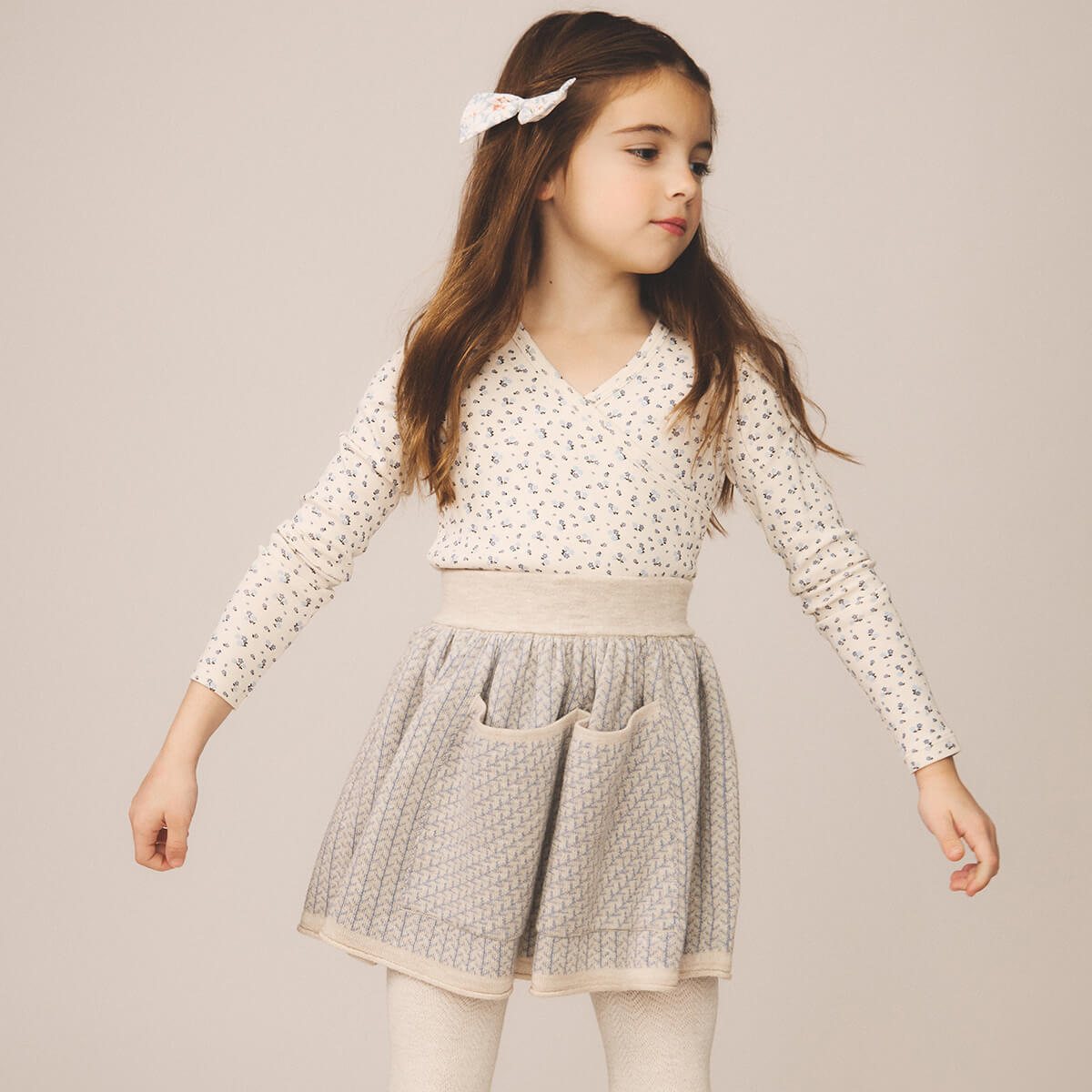 Erma Skirt in Powder by Soor Ploom