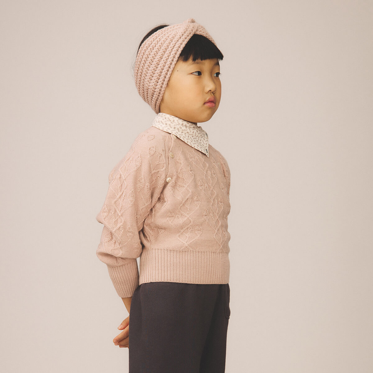 Hawk Pullover in Rose Smoke by Soor Ploom