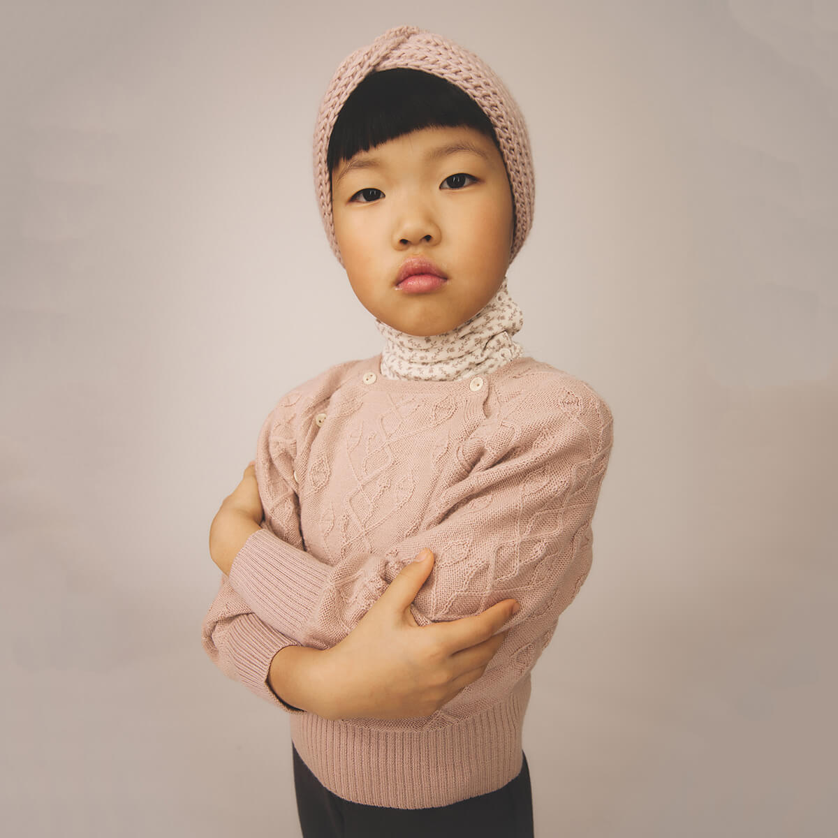 Hawk Pullover in Rose Smoke by Soor Ploom