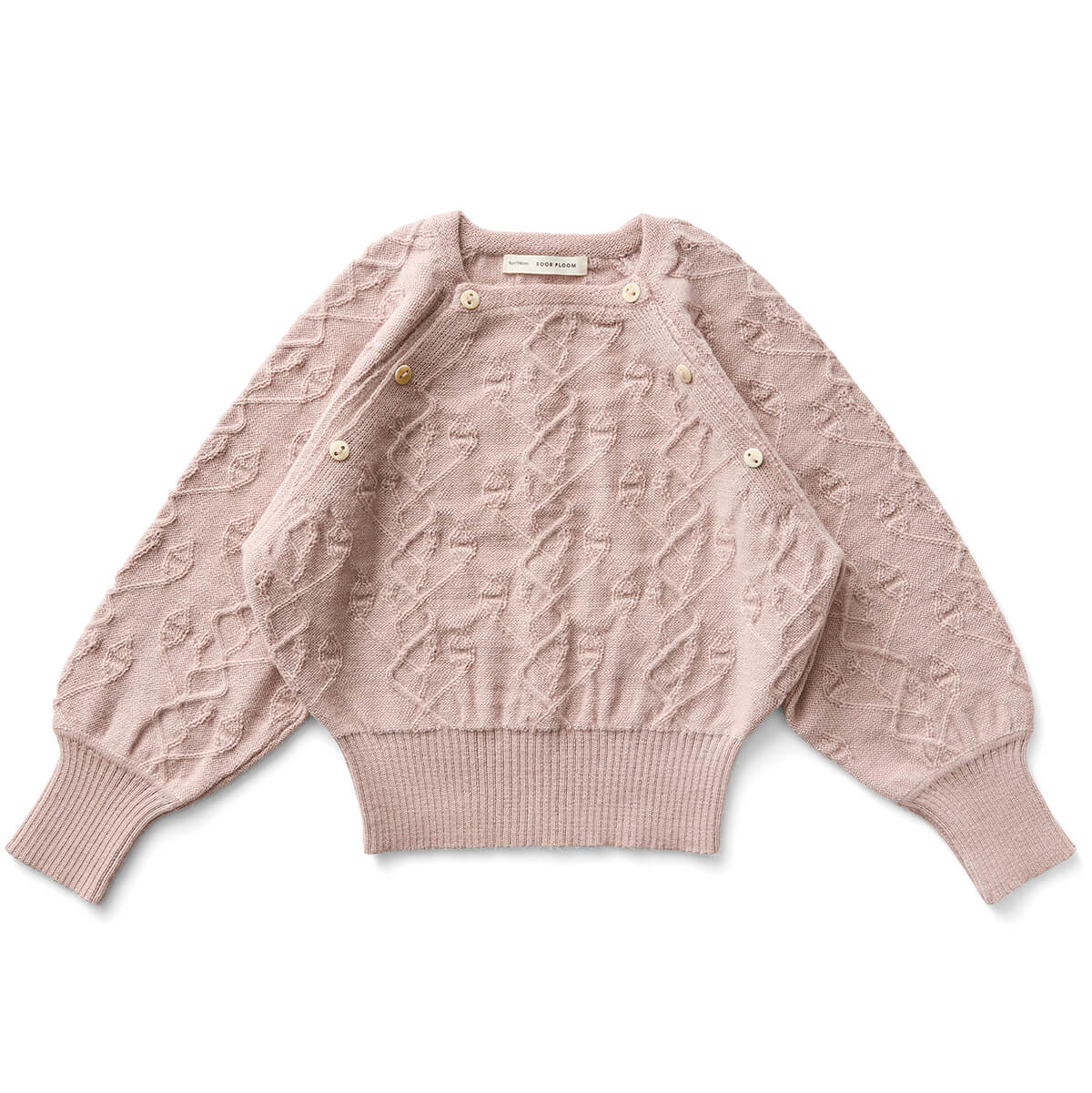 Hawk Pullover in Rose Smoke by Soor Ploom