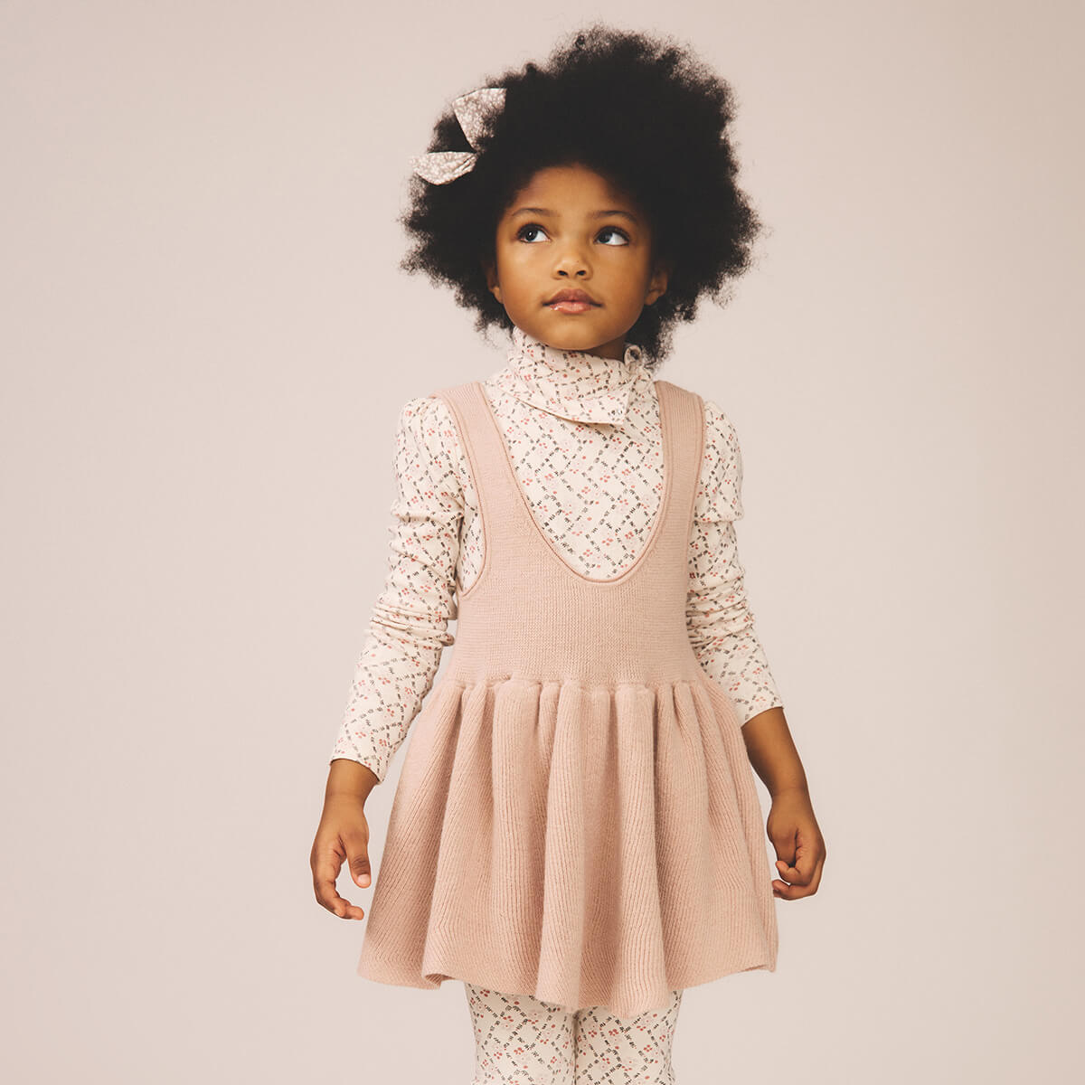 Sage Pinafore in Rose Smoke by Soor Ploom
