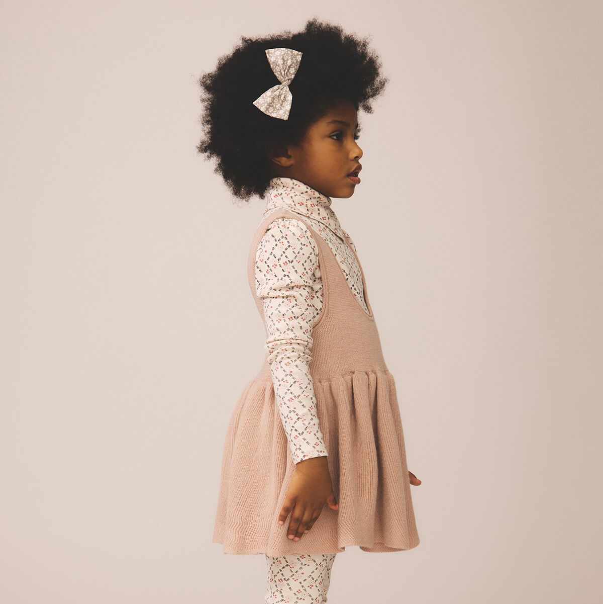 Sage Pinafore in Rose Smoke by Soor Ploom