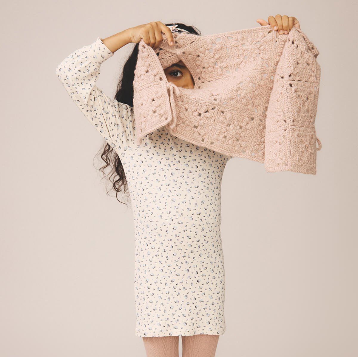 Squares Smock in Rose Smoke by Soor Ploom