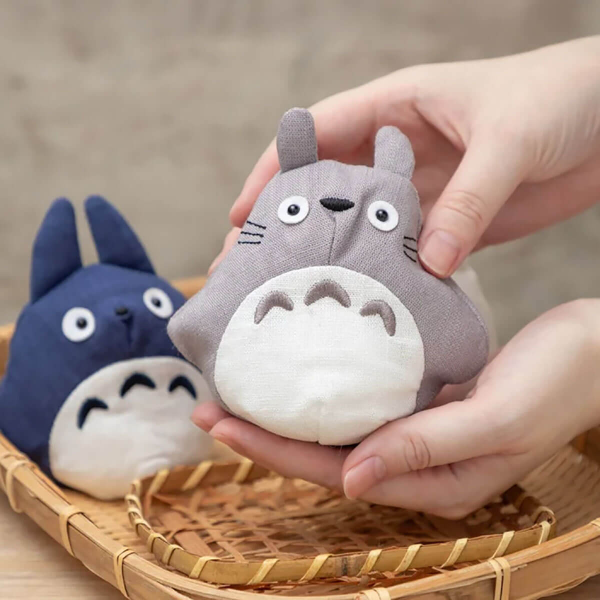 Japanese Style Studio Ghibli Grey Totoro Beanbag Plush (12cm) by Sun Arrow
