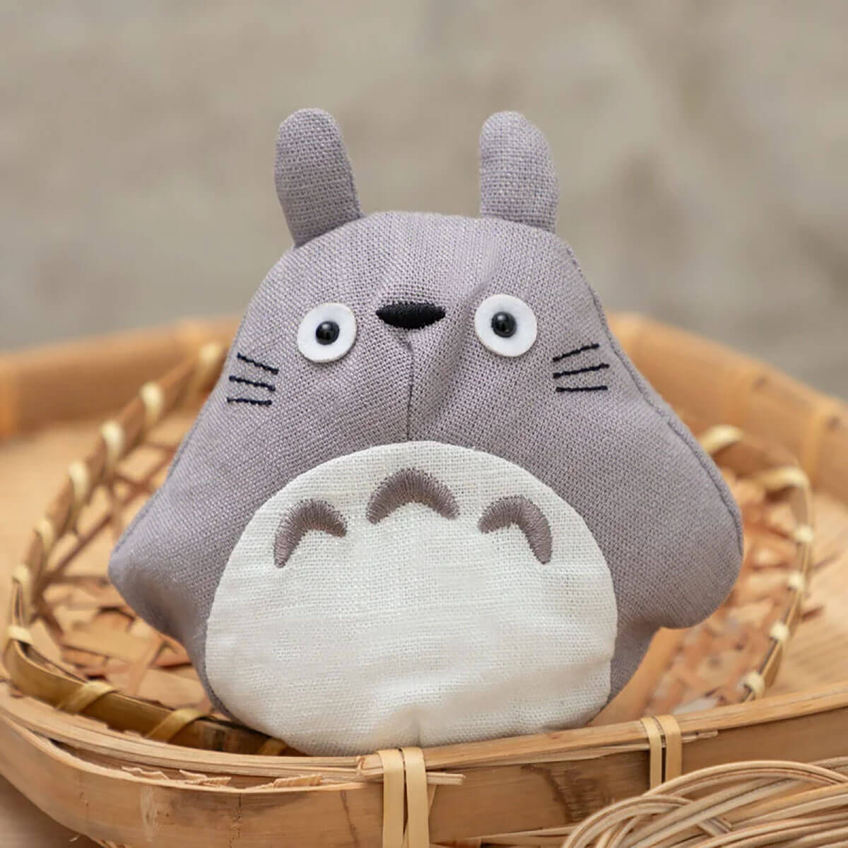 Japanese Style Studio Ghibli Grey Totoro Beanbag Plush (12cm) by Sun Arrow