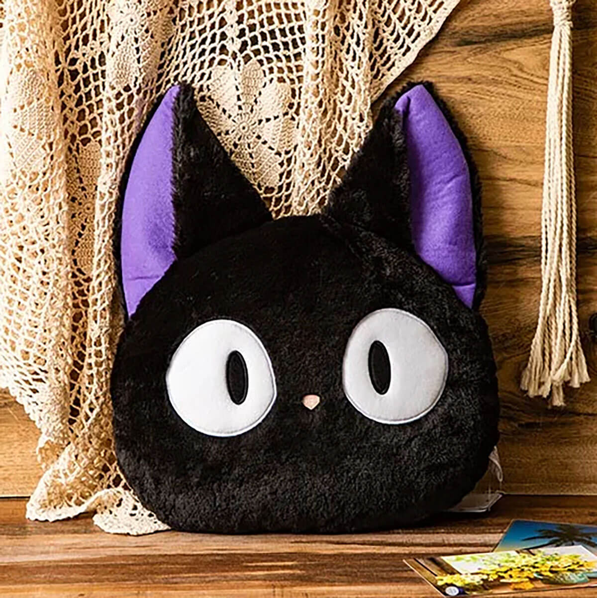 Studio Ghibli Kiki's Delivery Service Jiji Cushion (38cm) by Sun Arrow