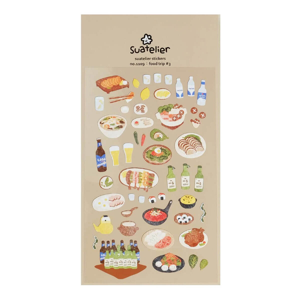 Food Trip Number 3 Stickers by Suatelier