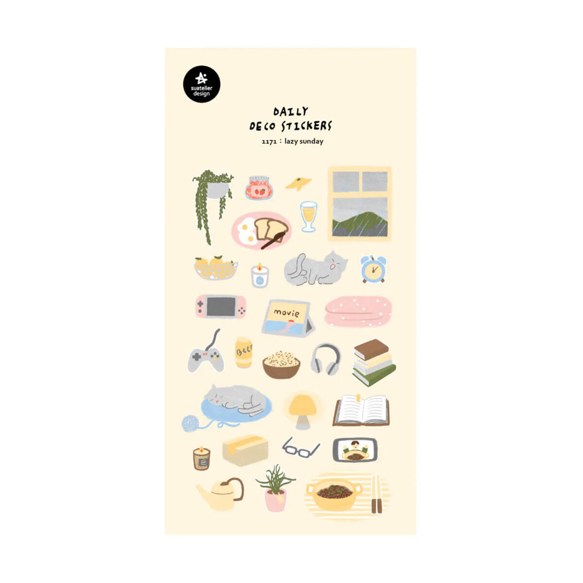 Lazy Sunday Stickers by Suatelier