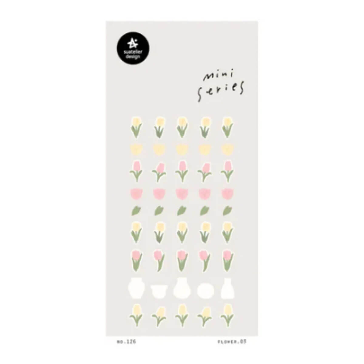 Flower 03 Mini Series Stickers by Suatelier