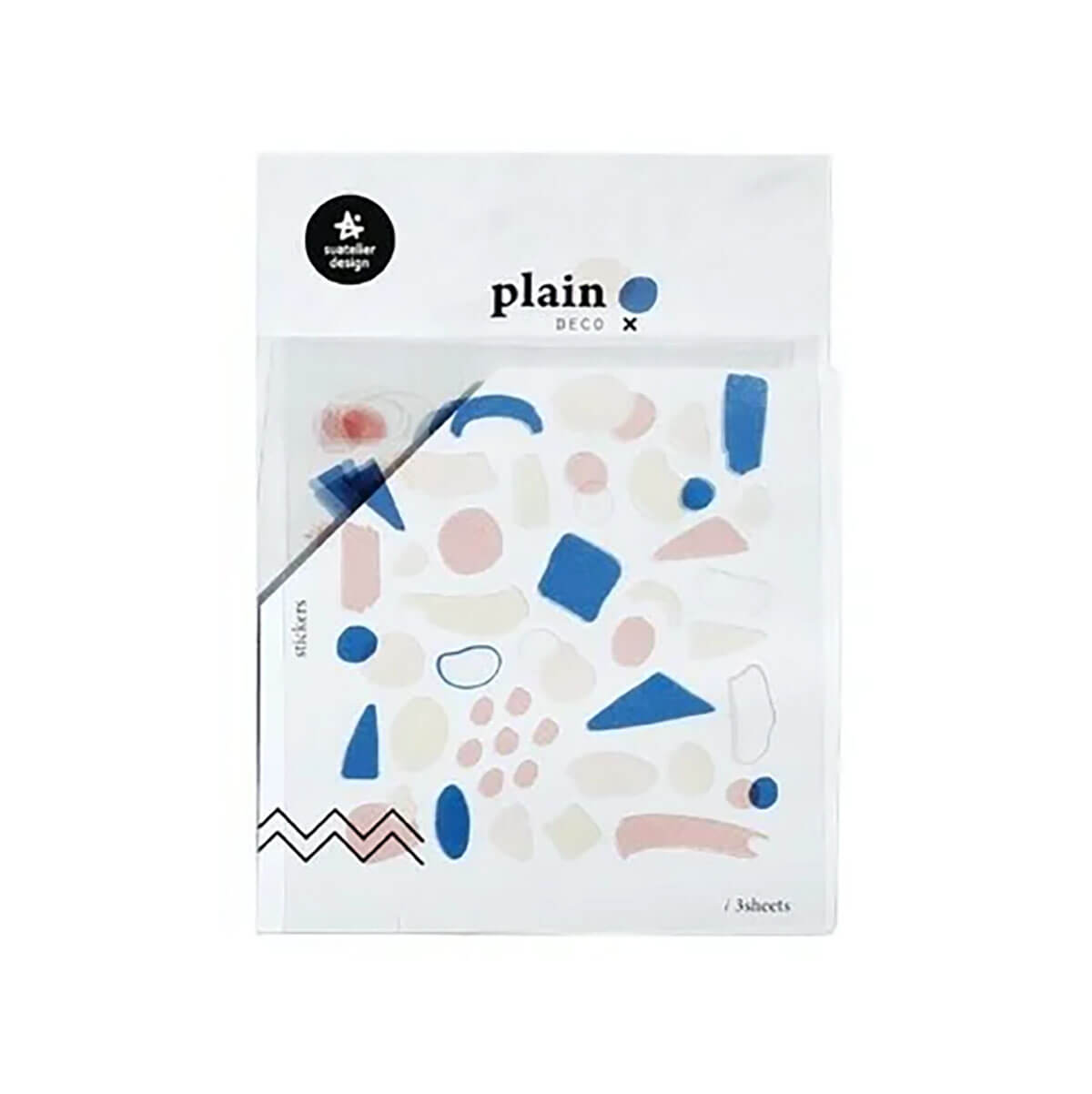 Number 18 Plain Series Stickers by Suatelier