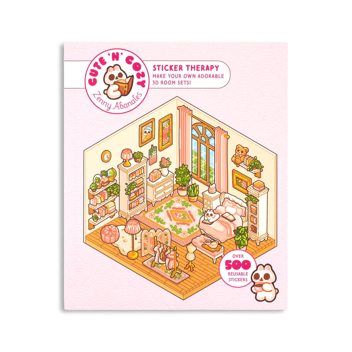 Cute 'n' Cozy Sticker Therapy by Zenny Abanales