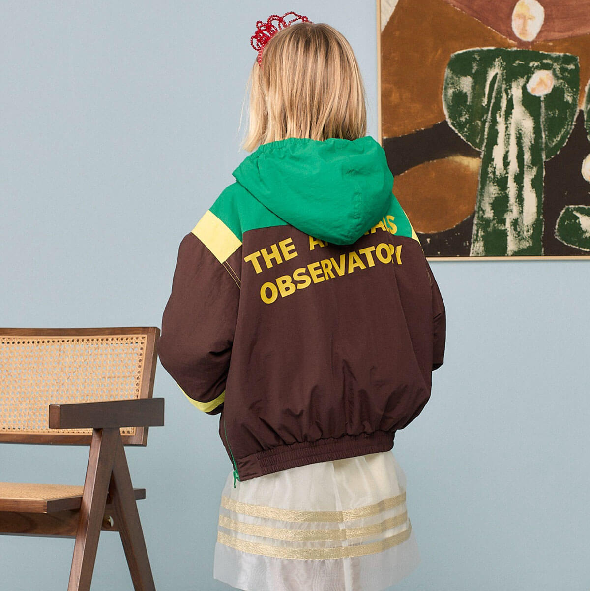 Carp Kid Jacket in Dark Brown by The Animals Observatory