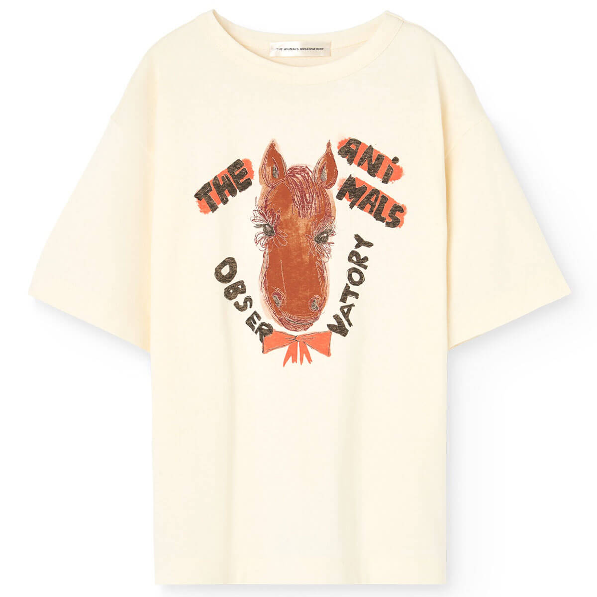 Collie Kid T-Shirt in Raw White by The Animals Observatory