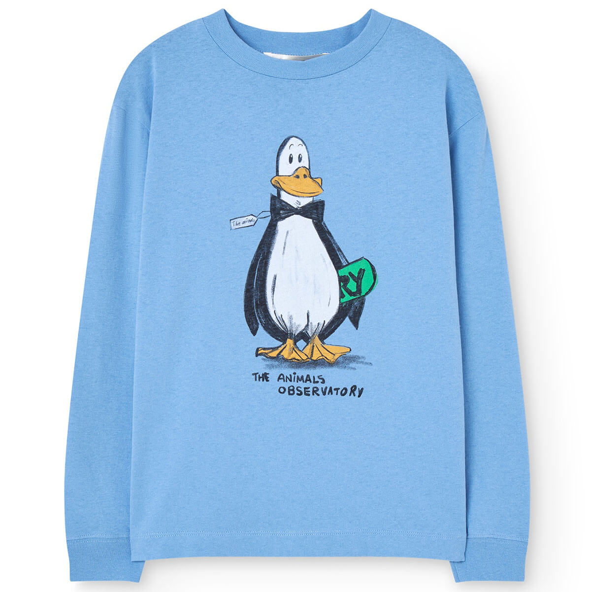 Dog Kid Long Sleeve T-Shirt in Dusty Blue by The Animals Observatory