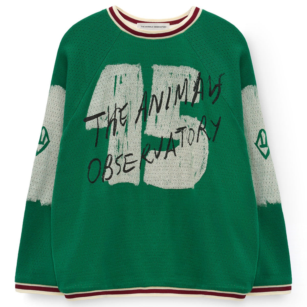 Squad Kid Long Sleeve T-Shirt in Dark Green by The Animals Observatory