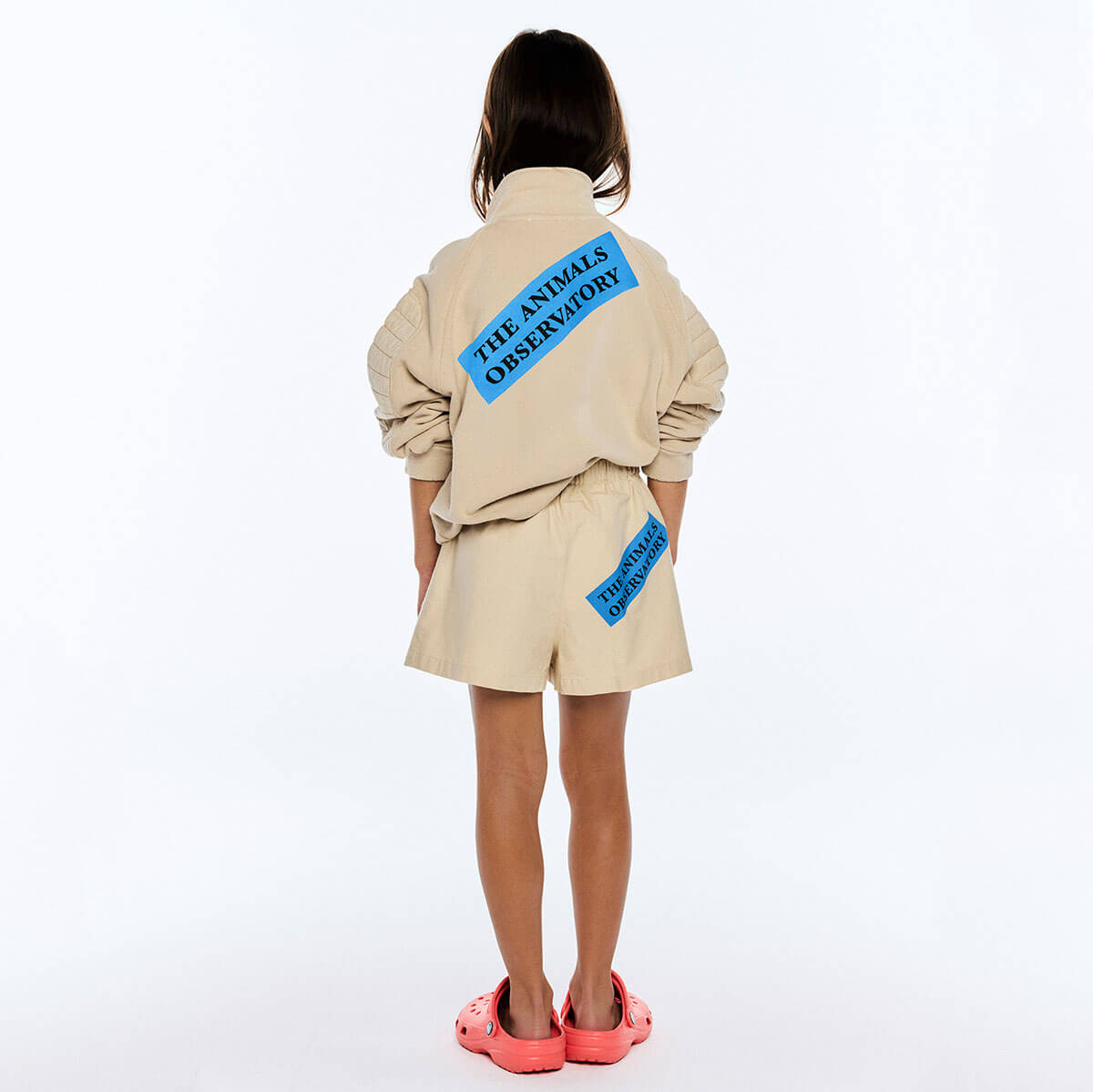 Shrimp Kid Skort in Khaki by The Animals Observatory