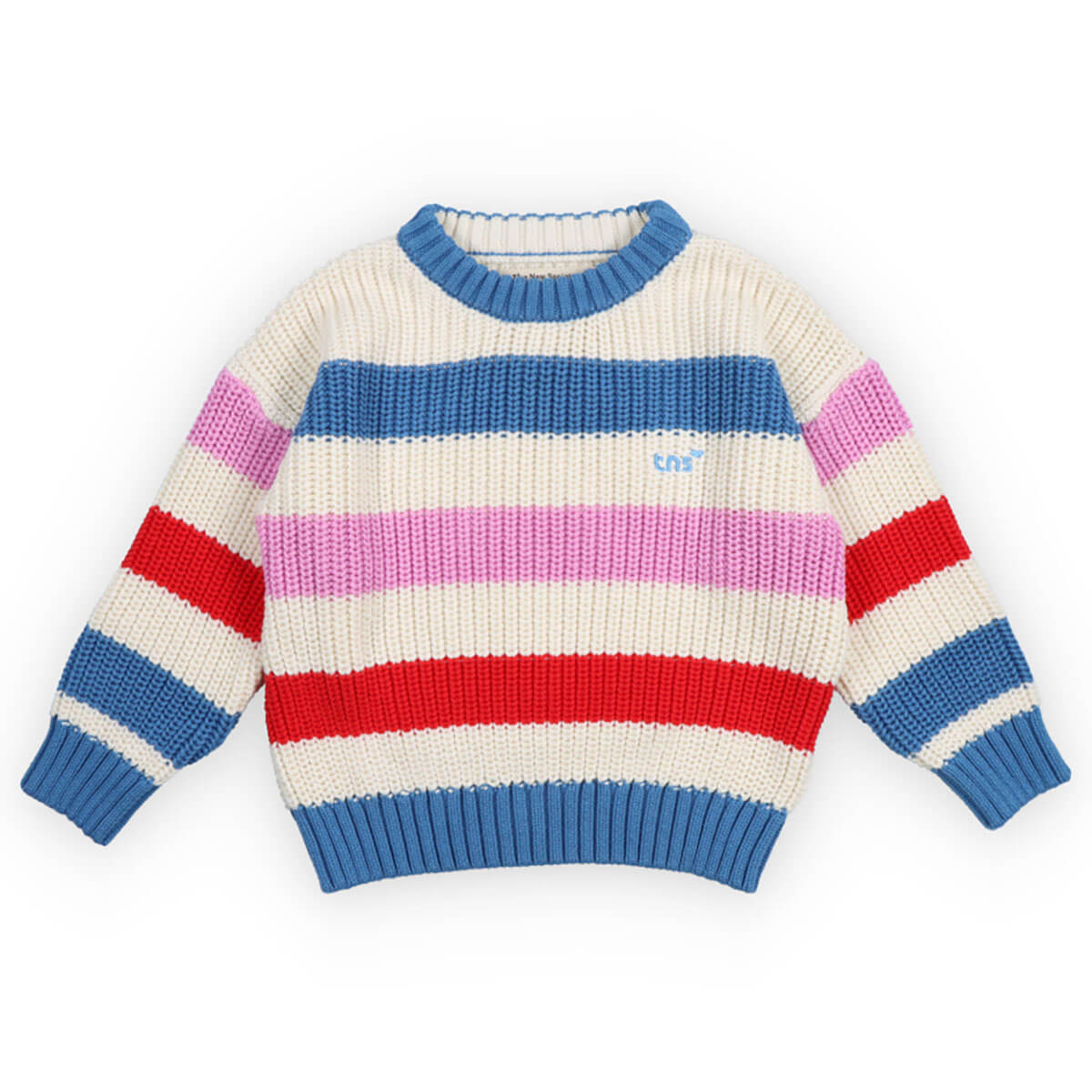 Celosia Jumper in Iris Whisper Stripes by The New Society