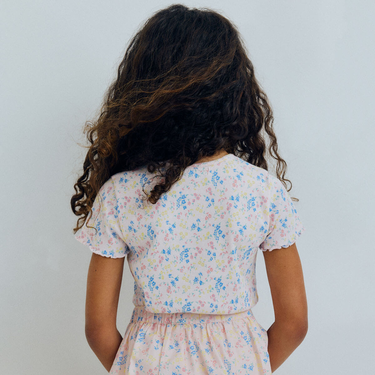 TNS Rib Tee in Sabina Print by The New Society
