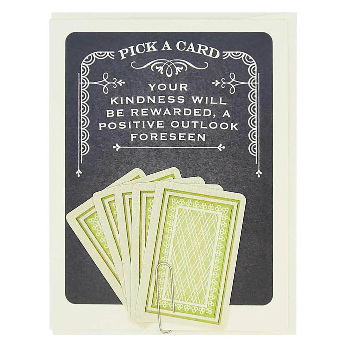Kindness Fortune Greetings Card by The Regional Assembly of Text