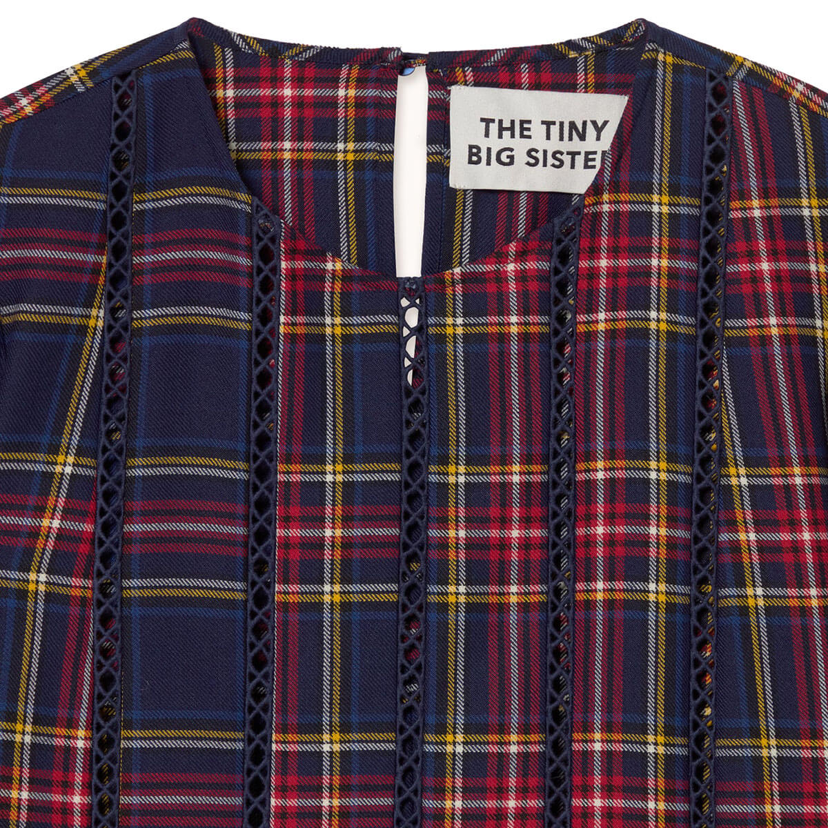 Check Puff Sleeves Blouse by The Tiny Big Sister