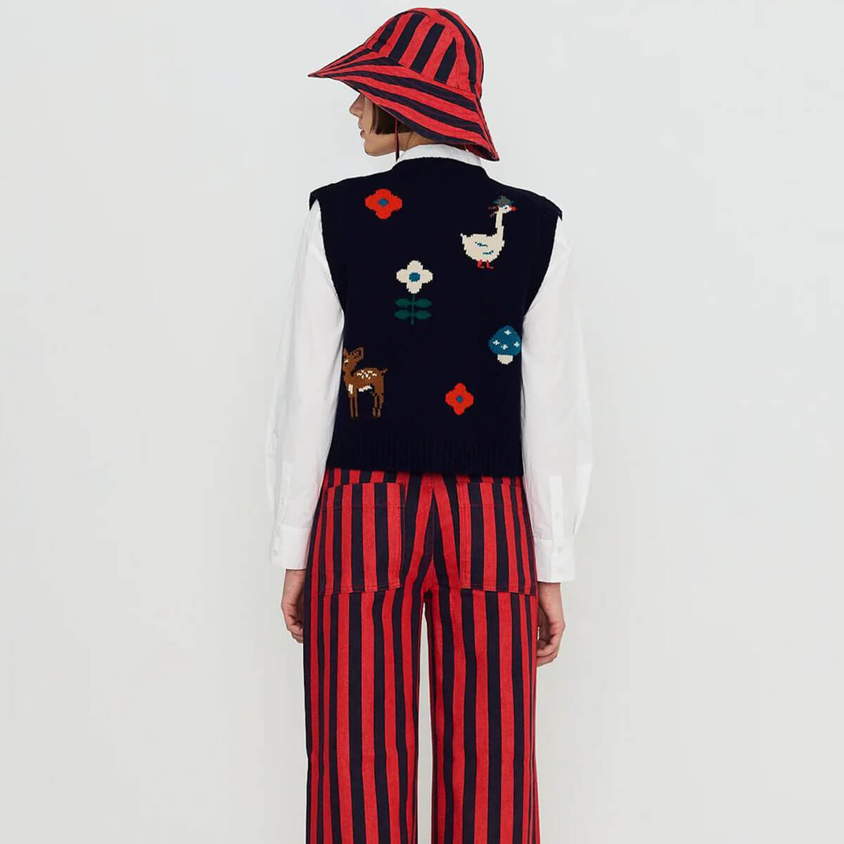 Fall Vest by The Tiny Big Sister