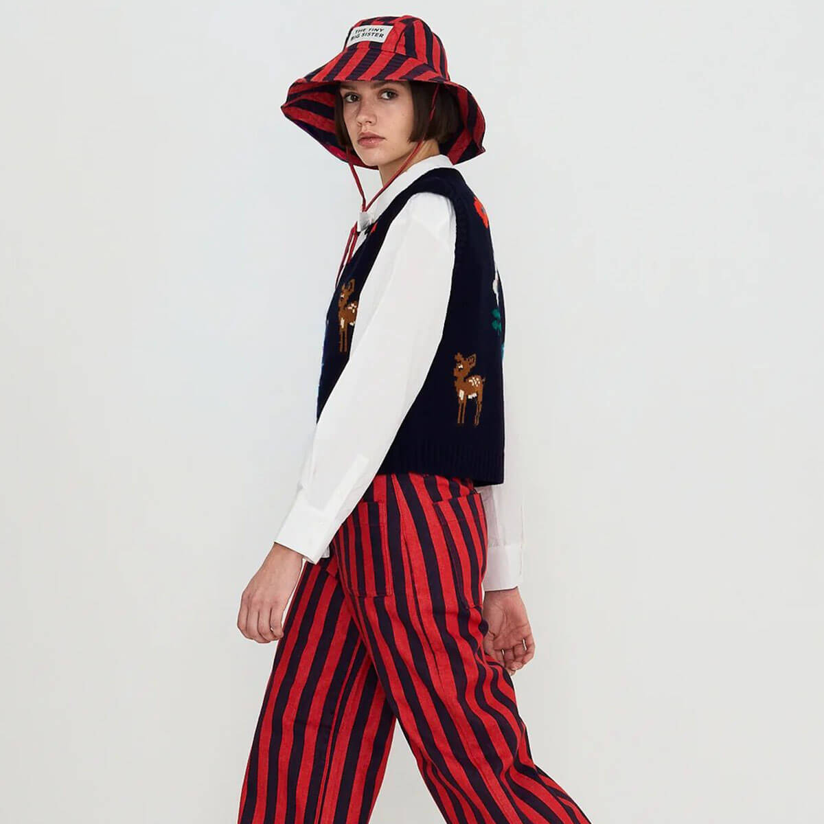 Fall Vest by The Tiny Big Sister