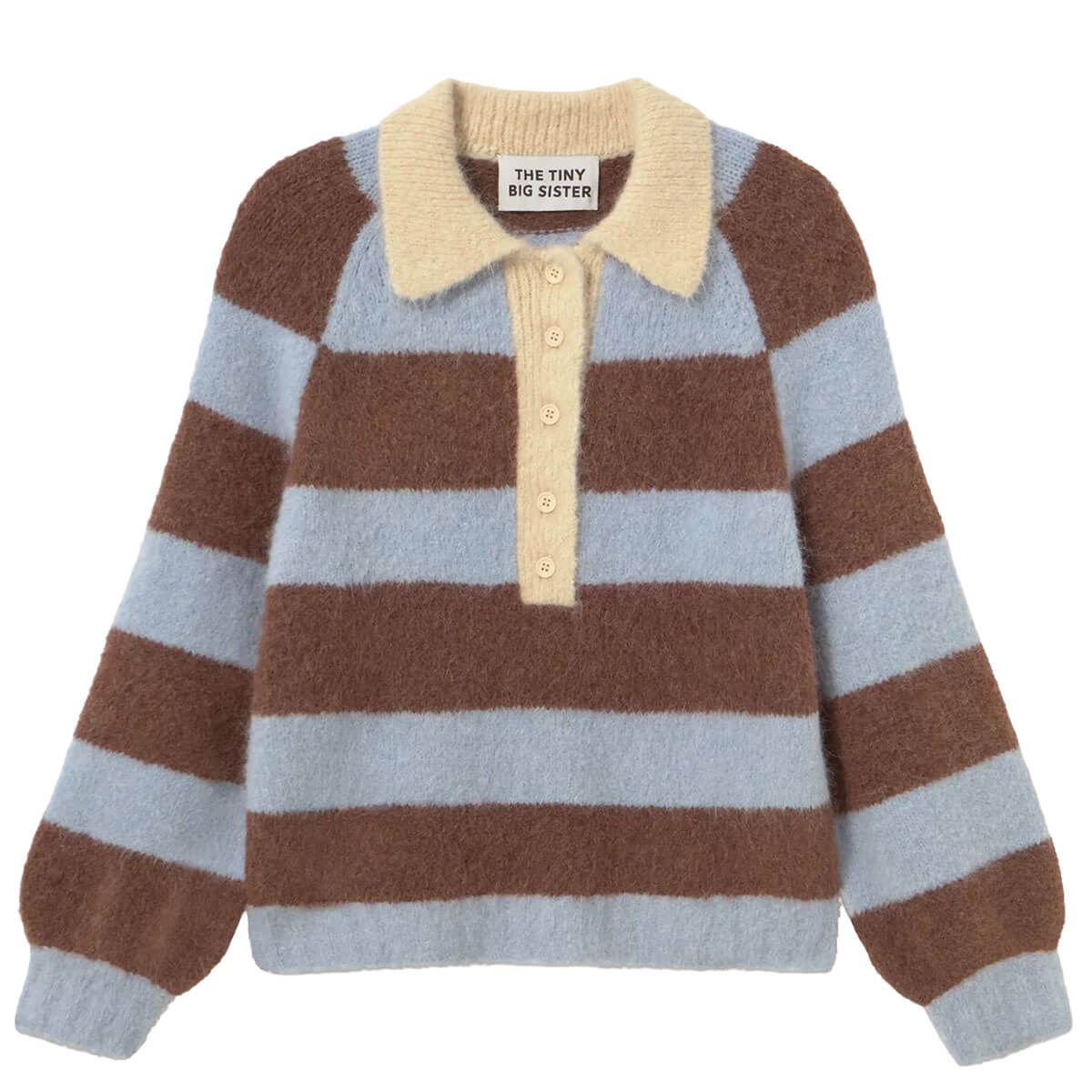 Frank Striped Polo in Blue by The Tiny Big Sister