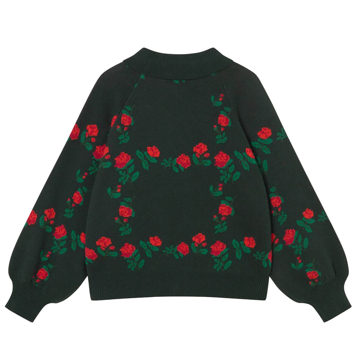 Roses Polo Sweater in Ink by The Tiny Big Sister