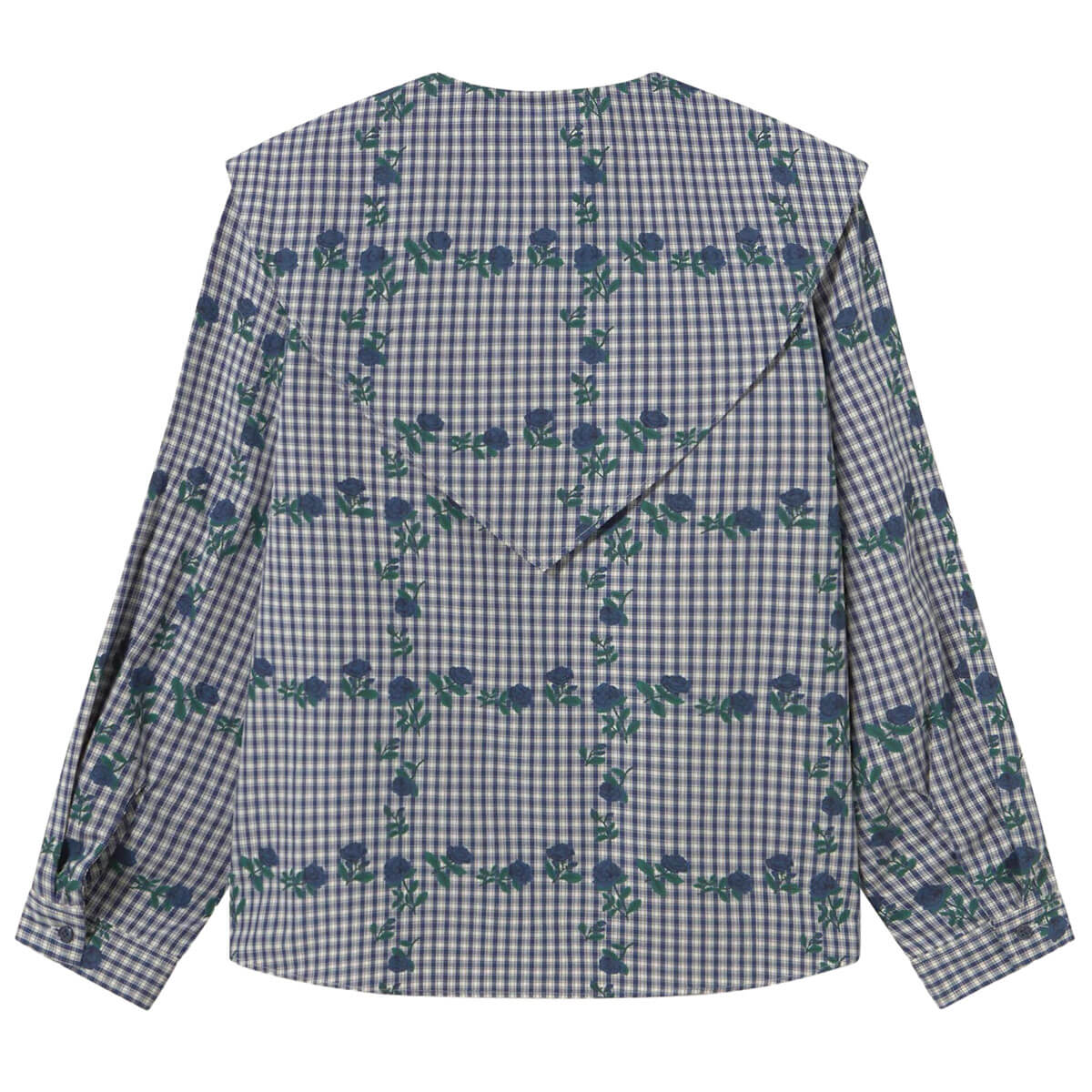 Roses Scarf Neck Blouse by The Tiny Big Sister
