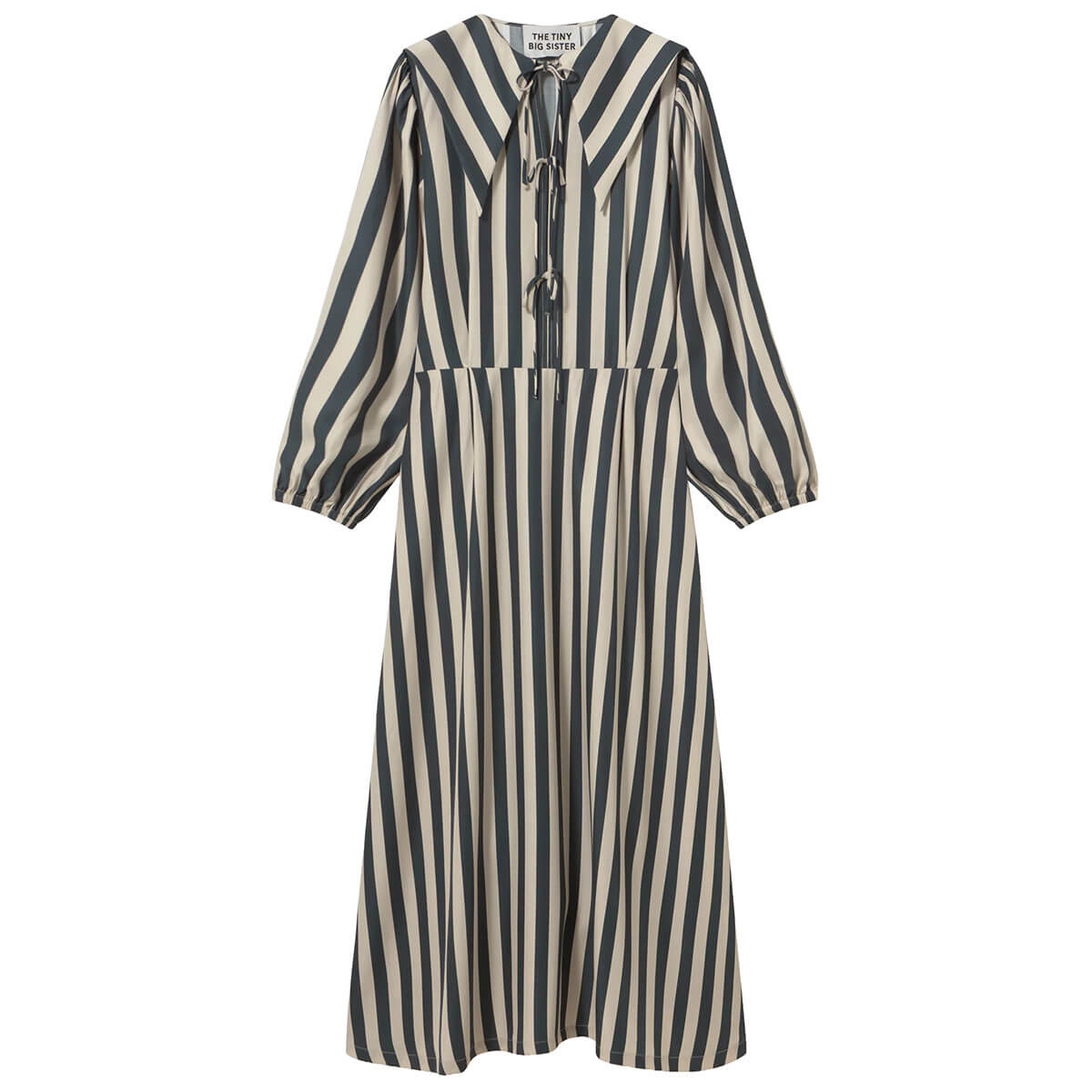 Striped Midi Dress by The Tiny Big Sister