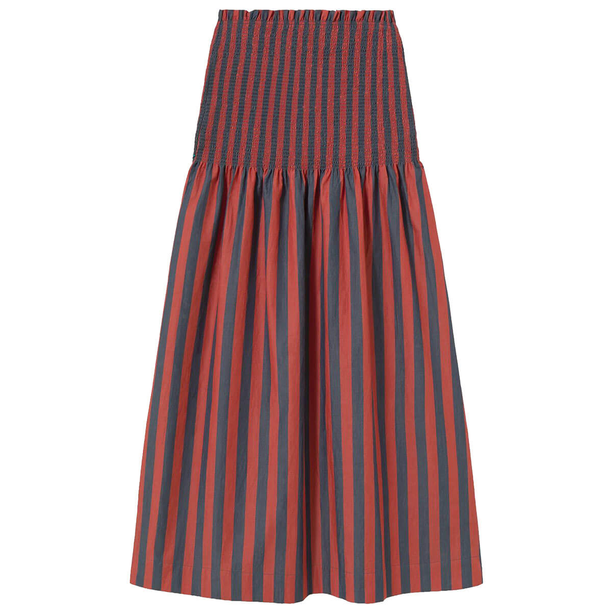 Stripes Smocking Skirt by The Tiny Big Sister